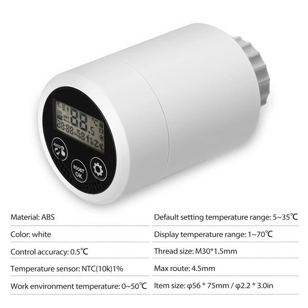 heating valve actuators 6366 zigbee+_